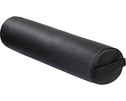 tectake® - massagetafel knierol - Nekkussen - kniekussen - rolkussen voor massagetafel - Volle rol - Zwart