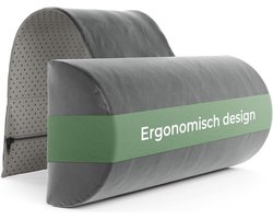 Traagschuim Hoofdsteun met Verzwaringsgewicht - Perfecte Nekondersteuning voor Stoelen en Banken