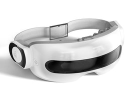 Vernevelende stoomoogmassager, oogvermoeidheidsmassager, oogverzorging nieuwjaarscadeau voor de ogen, warm kompres + 5 massagestanden + 3 vernevelingsfuncties + 16 massagekoppen + Bluetooth-modus