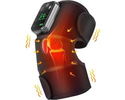 Verwarmde kniebandage - Knie Verwarming - Draadloze 3-Standen Warmte - 4000mAh & Trilmassage - Type-C Oplaadbaar - Voor Knieën en Ellebogen - Universele Maten - Kniezorg