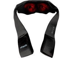 VirtuFit Draadloos Nekmassage Kussen Pro - Shiatsu Massage Apparaat met Warmtefunctie - Nekmassage Apparaat Draadloos - Nek en Schouder Massagekussen