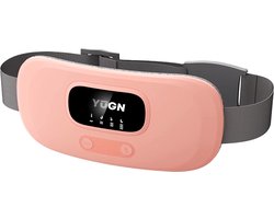 YUGN Menstruatie Warmteband - 4 vibratie niveaus - 48 cm tot 82 cm - Roze Kleur