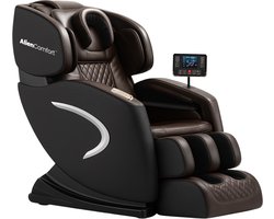 AlienComfort™ Massagestoel EOS donkerbruin - Design model - 10 Rollers & 18 Airbags - Massage stoel - Massagestoel Elektrisch - Massagestoel - Massage apparaat
