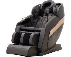 AlienComfort™ VENUS - Massagestoel - Bruin - 18 Rollers & 14 Airbags - Verwarming - Compact