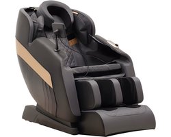 AlienComfort™ Shiatsu Massagestoel VENUS - Bruin - 18 Rollers & 14 Airbags - Compact model - Surround sound - Massage stoel - Massagestoel Elektrisch - Massage apparaat