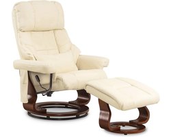 Draaibare Massagestoel met Ligfunctie voor Woonkamer - Ergonomisch Comfortabel met 6-Punts Massage