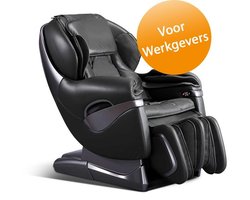 Elektrische Massagestoel Leone Business - Massagestoel voor Werkgevers - Loungestoel - Ontspanningsstoel - Massagefauteuil - 5 massage programma's - Je Eigen Masseur op het Werk - Rugverwarming - Kuitmassage - Nekmassage - Handmassage