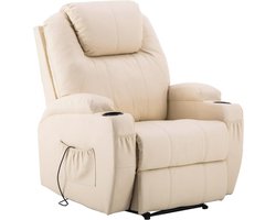 Elektrische relax-, massage- en televisiestoel met lig-, vibratie- en verwarmingsfunctie