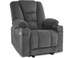 Elektrische verstelbare relaxstoel met massage en warmtefunctie - ideaal voor de woonkamer