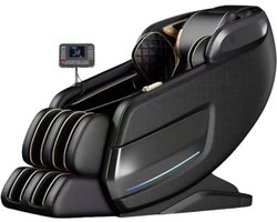 Luxe Shiatsu Massagestoel Altura Zwart + Hoes, Fleecedeken & Cleaning pasta - Lichaamsscan - SL-Track - Zero Gravity -Massage Chair - Verwarming Rug & Taille - Bluetooth HiFi - Massage apparaat - Massage - Elektrische Full Body Massage Stoel