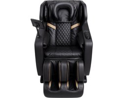 Luxe Shiatsu Massagestoel Luxebron + Hoes & Cleaning pasta - Full Body - Zero Gravity - Verwarming Rug & Taille - Massage Chair - Bluetooth Muziek - Massage apparaat - Massage - Airbagcompressie - Elektrische Massage Stoel - Zwart