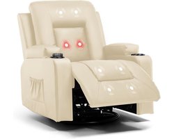 Massagestoel met Heat en Kantelfunctie - 360 Graden Draaibaar en Ergonomisch Ontwerp voor Ultiem Comfort