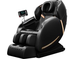 Molini Elektrische Massagestoel (Sensa) - met scherm, muziek, Bluetooth en veel opties - Welness - zwart