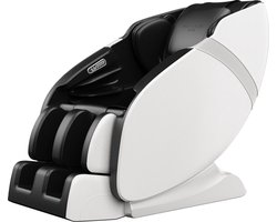 NRG Wellness Massagestoel Deluxe - Shiatsu - 14 rollers - 5 massagetechnieken - Zero Gravity - Elektrisch - Wit