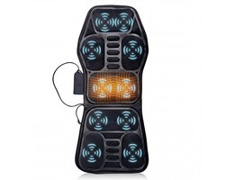 Shiatsu Massagestoel – Opbergtas - Rugmassage en Nekmassage apparaat - Massagekussen - Compressiemassage – Elektrisch Warmtefunctie - Vibratie - Rugpijn en Nekpijn - Massagemat