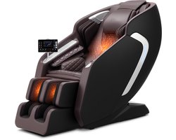 VEVOR Massagestoel Full Body Massagestoel met SL-Rail en Yoga Stretch