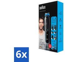 Braun - Trimset - 7-in-1 - 1 Trim Apparaat - 6 Opzetstukken - Voordeelverpakking - 6 stuks