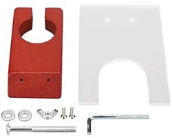 Carpet Trimmer Shaving Guide Carpet Tufting Carver Holder Base with Screw Gasket for Carpet Trimmer