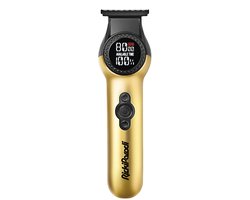 RickiParodi Prime Gold Contour Trimmer – Precisie & Prestige in Eén Krachtige Tool – Inclusief 3 Opzetkammen, LED-licht & Accessoires