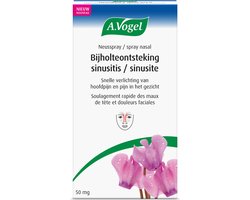 A.Vogel Bijholteontsteking - Snelle verlichting van hoofdpijn en pijn in het gezicht - 50 mg