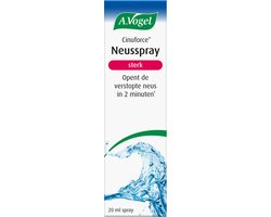 A.Vogel Cinuforce Neusspray sterk - Sterke zeezoutoplossing 2,2% - 20 ml
