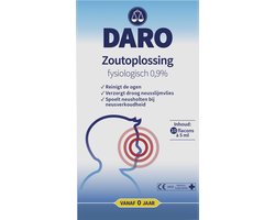 Daro  Fysiologische Zoutoplossing - Neusspray - 10 x 5 ml