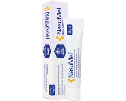 NasuMel neuszalf met zuivere honing – honingzalf – bij wondjes en korstjes in de neus – geïrriteerd, droog, beschadigd of ontstoken neusslijmvlies- 15 gram