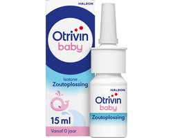 Otrivin Baby Zoutoplossing Neusspray bij een verstopte neus 15 ml