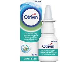 Otrivin - Zoutoplossing - Plus Eucalyptus - Neusspray - bij een verstopte neus - 20 ml