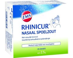 Rhinicur Neus Spoelzout zakje 20 stuks