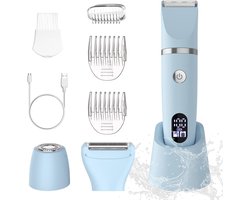 3-in-1 Elektrisch Scheermes - Waterdicht Bikini Trimmer voor Nat en Droog Gebruik