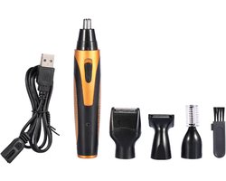 4-in-1 Elektrische Haar Trimmer Set voor Neus, Oren en Details