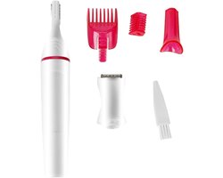 4-in-1 Haarverwijderaar - Elektrische Scheerapparaat - Neushaartrimmer - Bikinihaartrimmer voor Vrouwen en Meisjes