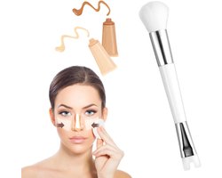 Allecto Plus - Contourborstel met U-vormige Neus Borstel voor Jukbeenderen Definiëren