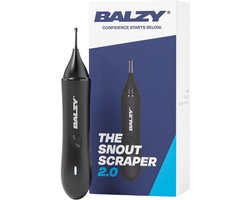 BALZY® SnoutScraper® 2.0 – Neustrimmer voor Mannen – Oor- & Neushaartrimmer – USB-C - Oplaadbaar – Veilig, Krachtig en Compact – Voor Verzorgde Neus, Oren en Wenkbrauwen