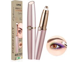 Draadloze Wenkbrauwtrimmer voor Vrouwen - Pijnloze Haarverwijderaar voor Thuisgebruik