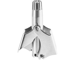 Draagbare, roestvrijstalen neushaartrimmer, unisex, handmatig en afwasbaar, Geschikt voor het nauwkeurig trimmen van oor- en neushaar.