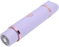 Dual Head Elektrische Lady Trimmer - Bikini Clipper voor Vrouwen - Draadloos Opladen - Draagbaar Gebruik - Purper