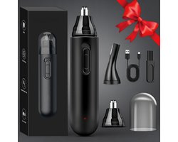 Egoods Neus Oor Wenkbrauw Trimmer - Neustrimmer 4-in-1 – Oplaadbare Neus- en Oortrimmer met LCD-Display – Waterdicht IPX7 – Voor Mannen en Vrouwen