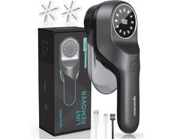 Elektrisch Pluizentrimmer USB Oplaadbaar met LED Display - Pluizenverwijderaar voor Kleding, Truien en Meubels
