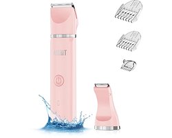 Elektrische 2-in-1 bikinitrimmer voor vrouwen - Draagbaar en pijnloos scheerapparaat met IPX7
