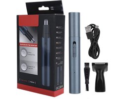 Elektrische 2-in-1 Neushaartrimmer en Gezichtshaar Epilator - Oplaadbare USB Trimmer voor Mannen en Vrouwen
