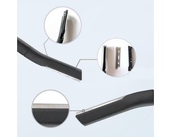 Eyebrow Trimmer - RVS - Unisex Handmatige Wenkbrauw- en Baardtrimmer met 6 Blades - Wenkbrauwvormer voor Haar