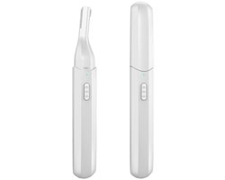 Gigicial "Hoogwaardige Wenkbrauwtrimmer - Neushaartrimmer Voor Vrouwen - Stil & Gedetailleerd - 1 Stuk - Reisvriendelijk - Wit "
