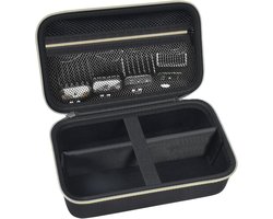 Haartrimmer Tas voor Mannen + Haartrimmer Set, diep zwart