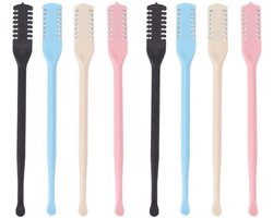 KARZO - Handmatige Neushaartrimmer voor Man en Vrouw, Draagbare 8-delige Neushaar Mes Oor Ooglepel met Dubbelzijdig Ontwerp