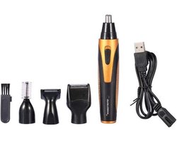 Karzo - Neustrimmer USB 4-in-1 oplaadbare tondeuse - Neus Oren Wenkbrauwen - LED precisietrimmer .