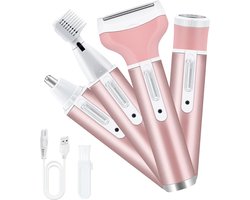 Ladyshave - 4-in-1 - Ladyshave voor Vrouwen - Draadloos - Trimmer Vrouw
