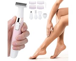 Ladyshave - 5-in-1 - Ladyshave voor Vrouwen - Draadloos - Trimmer Vrouw