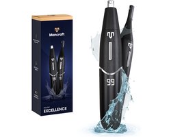 Mancraft Neustrimmer Excellence - Neushaartrimmer mannen - Oortrimmer - Met Wenkbrauwtrimmer - Waterdicht - Oplaadbaar